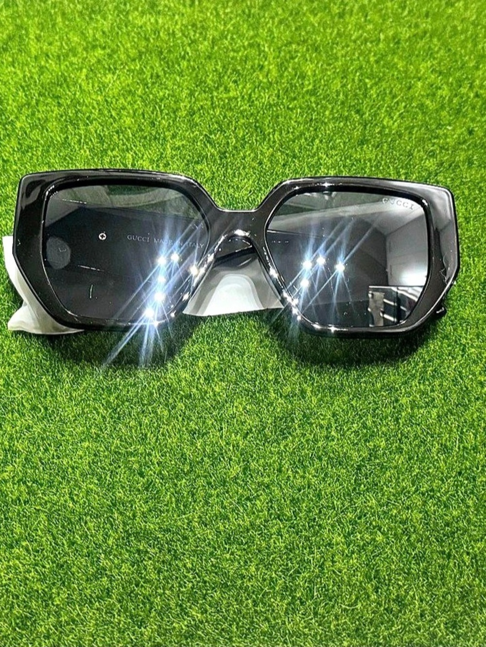 Gucci GG0053S Oversized Square Sunglasses Black - Picture 1 of 7